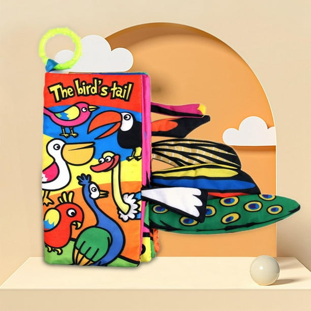 Libro de tela Montessori para bebés, juguetes de aprendizaje preescolar para pequeños, juguete ocupado de viaje con libros de aprendizaje de , azul Baoblaze libros de aprendizaje para niños pequeños