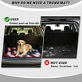 thumbnail image 4 of HUISEFOR Car Trunk Mat, Universal Car Trunk Mat 29" x 39", American Flag Bald Eagle Cargo Mat Rear Trunk Liner Scratchproof Non-Slip Universal Fit for Most Vehicle, 4 of 7