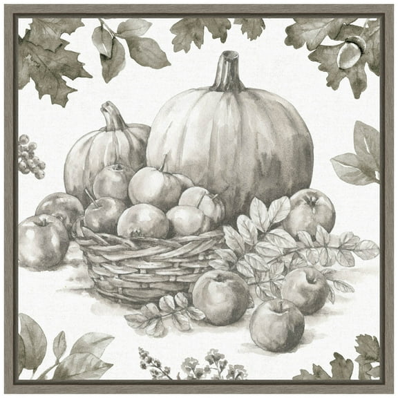 Amanti Art Bountiful Harvest IV Framed Canvas Wall Art Print
