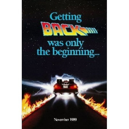 27x40 Back To The Future 2 Poster Entertainment Decor Walmart