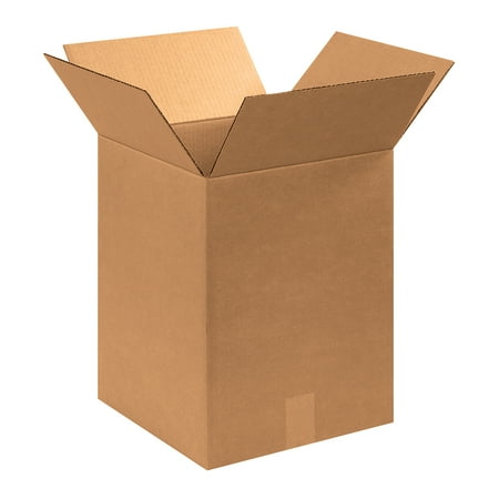 UPC: 0812578003457 | The Packaging Wholesalers Corrugated Boxes 12  x 12  x 16  Kraft 25/Bundle BS121216