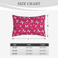 thumbnail image 4 of Uemuo Butterfly Print Throw Pillow Case – Cozy & Soft Cushion Cover, Hypoallergenic Pillow Case for Sleeping, Perfect for Women with Envelope Closure-14"x20", 4 of 6