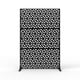 thumbnail image 2 of Historyli Biombo metálico de 183 cm, paneles de pared independientes, divisores decorativos para patio, valla resistente a la intemperie, diseño geométrico para jardín., 2 of 9
