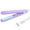 Purple, variant on Deago 2 in 1 Mini Portable Hair Straightener Flat Iron Ceramic Tourmaline Plate Beauty Flat Iron Heating Curler, Purple