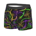 thumbnail image 2 of Naloa Neon Mardi Gras Print Mens Underwear - Boxers for Men, Classic Briefs for Men, 2 of 9
