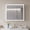 36" x 32", variant on ANGELES HOME 36" x 32" LED Lighted Bathroom Medicine Cabinet with Mirror, 3X Magnification Makeup Mirror, Vanity Mirror Cabinet w/ Defogger, Dimmable, Memory Function, Outlets & USB