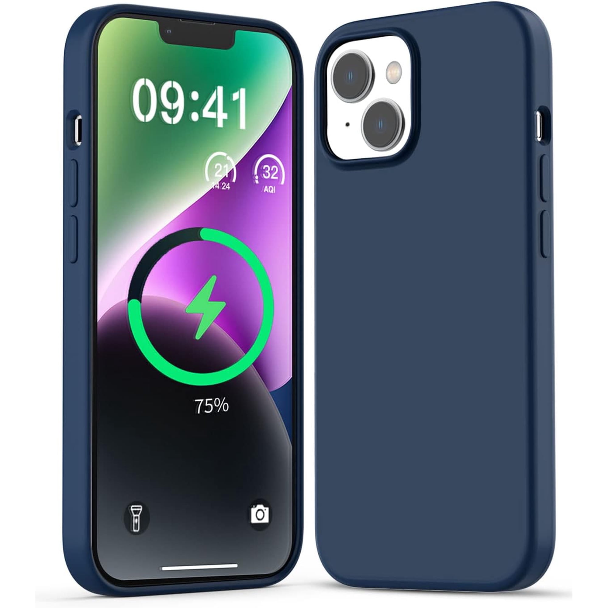 Case for iPhone 14 Case Compatible with MagSafe,Built-in Magnets Slim Liquid Silicone,Microfiber Lining Inside [Drop Protection] [Durable & Shockproof] Cover for Apple 14 6.1 inch_4
