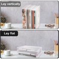 thumbnail image 3 of CertBuy Lot de 4 Boîtes de Rangement en Plastique Transparent avec Couvercle à Rabat, 3 of 7
