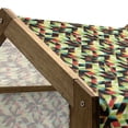 thumbnail image 5 of Colorful Pet House, Polygonal Pattern with Triangle Shapes Futuristic Inspirations Repetitive Simple, Outdoor & Indoor Portable Dog Kennel with Pillow and Cover, 5 Sizes, Multicolor, by Ambesonne, 5 of 5