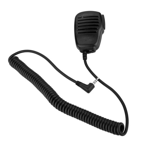 Two Way Radio Accessory Replacement Walkies Talkies Speakers Mic Handheld Speakers Microphone for 10/110 3.5mm