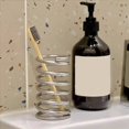 thumbnail image 2 of 2X Soporte de Metal para Cepillos de Dientes de Acero Inoxidable, Estante para Baño, Pasta de Dientes, Cepillo de Maquillaje, Almacenamiento, Decoración, Estante de Almacenamiento, 2 of 5