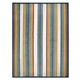 thumbnail image 4 of Leick Home Blithe Rectangle Colorful Stripes Indoor/Outdoor Area Rug, 3'x5', 4 of 20