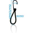 thumbnail image 4 of 25pcs camping tent elastic buckle 15cm fixed straps elastic ropes camping awning hooks accessories pull rope, 4 of 5