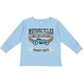 thumbnail image 3 of Inktastic Motorcycles Are for Life Biker Boys or Girls Long Sleeve Toddler T-Shirt, 3 of 5