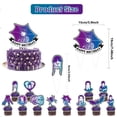 thumbnail image 4 of 32 Pcs For Wednesday Theme Birthday Party Decoration Set - Includes Happy Birthday Banner, Cake Topper, Cupcake Toppers, and Balloons for Kids’ Celebrations, 4 of 4