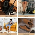thumbnail image 2 of Men's Slip On  Slippers, Indoor/Outdoor Warm Fuzzy Comfy House Shoes, Fluffy Wide Loafer Slippers, 2 of 7