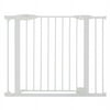 North States 5024129 30 x 29.75-40.5 in. Toddleroo White Metal Auto-Close Gate