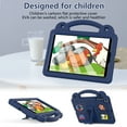 thumbnail image 2 of ELEHOLD for iPad Mini 
 5/Mini 4/Mini 3/Mini 2/Mini 1 7.9" Kids Case, Cute Cartoon EVA Kids-Friendly Handle Grip Kickstand Shockproof Rugged Protective Case for iPad mini 5/4/3/2/1 7.9 inch, Navyblue, 2 of 7