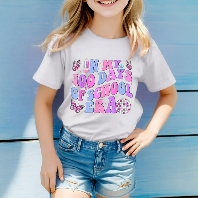 Place shirt for girls size shops 7/8