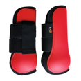 thumbnail image 2 of Chevaux Jambe Tendon avant Postérieur Fetlock Réglable PU Cuir Protecteur L avant, 2 of 8