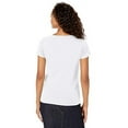 thumbnail image 2 of Tommy Hilfiger Womens Logo V-Neck T-Shirt, 2 of 3