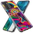 thumbnail image 2 of MUNDAZE LG Stylo 6 Psychedelic Trippy Hippie Night Walk Shockproof Clear Hybrid Protective Phone Case Cover, 2 of 6