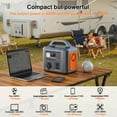 thumbnail image 3 of SBAOH 600W Power Station,538.7Wh 145600mAh Solar Generator for Outdoor Camping, Home Backup,Power Outages,(No Solar Panel), 3 of 9