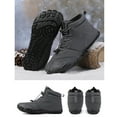 thumbnail image 2 of Zapatos para mujer, otoño/invierno, nieve, calidez, transpirabilidad, caña alta, informales, de algodón, para parejas, zapatillas para correr, botas vaqueras., 2 of 7