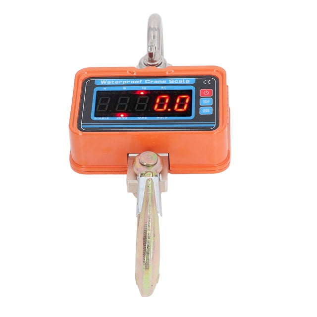 Digital Hanging Scale, Hanging Hook Scale Strong Load Bearing AC100-240V HD Display for Warehouse US Plug,EU Plug,UK Plug
