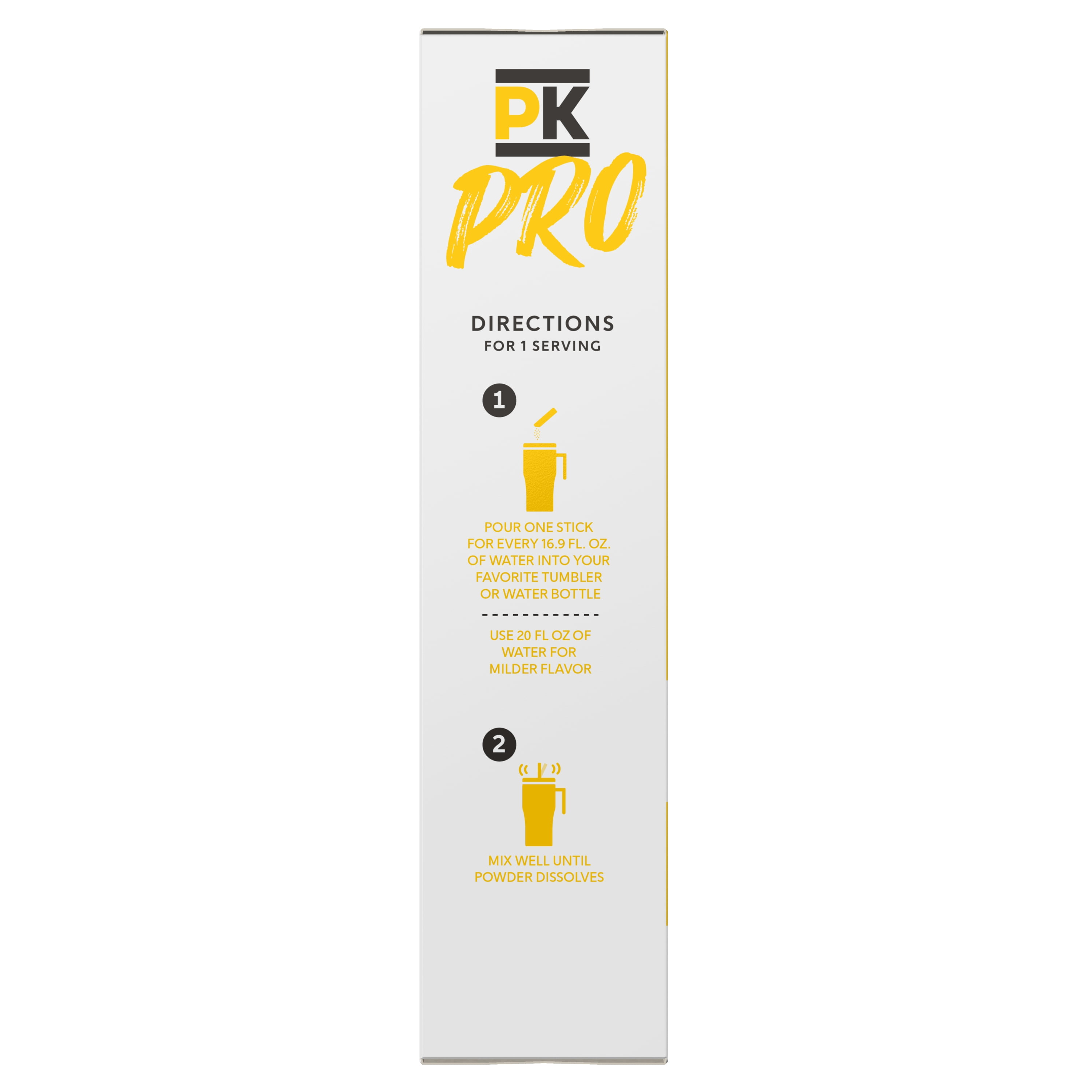 (6 pack) Pure Kick Pro Pineapple Coconut, Hydration Electrolyte Powdered Drink Mix, 6 Count Packets