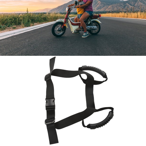 Correa De Seguridad Para Montar, Agarre Para Cinturón, Asas Prensiles Para Cinturón De Motocicleta, Prevención De Caídas, Protección Fácil De Limpiar Para Exteriores