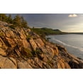 thumbnail image 2 of Haney, Chuck 32x23 White Modern Wood Framed Museum Art Print Titled - Otter Cliffs at sunrise in Acadia National Park-Maine-USA, 2 of 4