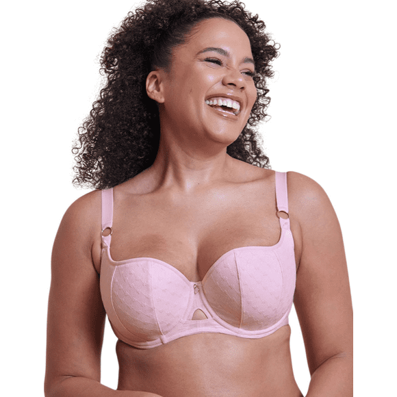 Curvy Kate Soutien-Gorge de Balcon Rembourré Boost Heartbreaker - CK092106 (Rose Pâle, 32DD)