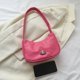 thumbnail image 3 of Bolsos de mano Hobo para mujer, bolsos de moda ligeros, bolso de mano sólido (rojo rosa) Ndcxsfigh Para Estrenar, 3 of 6