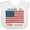 AA-White, variant on Inktastic Made in the U.S.A. Boys or Girls Baby Bib