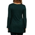 thumbnail image 4 of 24/7 Comfort Apparel Women's Del Mar Tunic Top, 4 of 4