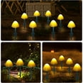 thumbnail image 7 of LINLIN 30 LED Mushroom Solar Lights Outdoor Garden, 8 Modes Solar Powered Mushroom Pathway Lights, IP65 Waterproof Garden Lights Decorative Ornaments for Yard Lawn Pathway Walkway Landscape, 7 of 7