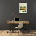 thumbnail image 3 of ARCTIC FRAME 13x18 White Modern Wood Framed Museum Art Print Titled - colombia, 3 of 4