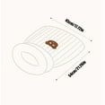 thumbnail image 3 of Antqov Washable Cat Sleeping Bag, Warming Cat Winter Sleeping Bag for Indoor Cats, Soft Cats Sack Covered Bed with Cave for Fall Winter Use Supplies, 3 of 3