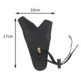 thumbnail image 2 of Protège-poignet à 2 Doigts Équipement de Protection Sportive Gants d'Archer Noir, 2 of 10