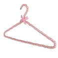 thumbnail image 3 of Perchas decorativas Macarena de plástico rosa para prendas delicadas, 3 of 8