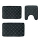 thumbnail image 5 of Bearachild Alfombrilla de baño antideslizante supersuave, duradera y fácil de limpiar, la combinación del juego antideslizante es duradera. Caja 3D negra de tres p. 2Conjunto, 5 of 6