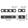 thumbnail image 3 of Unique Bargains 2 Set 8mm Car Auto Engine Spark Plug Wire Separator Looms Divider Organizer Clamp Aluminum Alloy Blue, 3 of 7