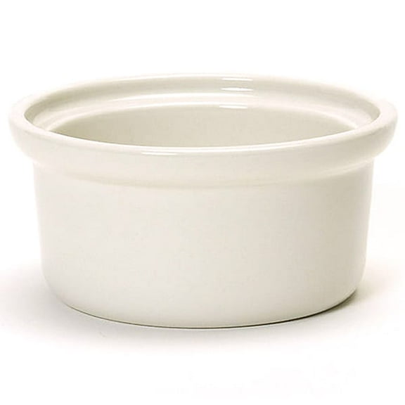 Tuxton BEB-1206 9.5 Oz. Eggshell Casserole Dish - 12 / CS