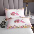 thumbnail image 3 of Erosebridal Monogrammed Coverlet Set King,Personalized Initial Bedding Set,Letter Decoration,Ultra Soft,3 Pieces, 3 of 5