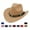 Blue, variant on Ethnic style Tibetan western cowboy hat top hat autumn and winter men and women felt hat rivet warped jazz hat hat tide