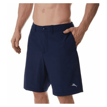 $89 Tommy Bahama Cayman Isles 9-inch Hybrid Board Shorts, Ocean Deep, 30