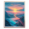 thumbnail image 1 of Luna Pintura Kits Adultos 5D Playa Arte Kits Principiantes DIY Ronda completa de perforación junto al mar Pintura con puntos Inicio Pared 15.75 X 11.81 Inch, 1 of 6