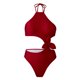 thumbnail image 3 of Trajes de baño tankini para mujer Traje de baño estampado diario para mujer Traje de baño conservador de cuerpo unido Conjunto de dos piezas con falda de playa estampada, 3 of 7