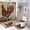 style-872, variant on 4 Piece Bathroom Rug Set with Shower Curtain Watercolor Lion Rug Toilet Lid Cover And Non-Slip U Shape Mat Wildlife Animal Bathroom Decor Sets for Bathroom Decor 72inch X 72inch